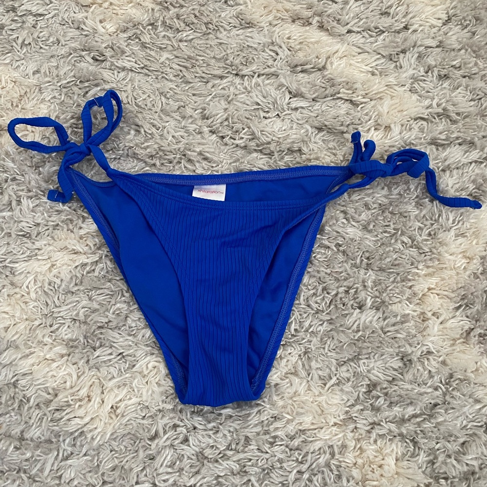 Xhilaration - XS BLUE TIE BIKINI BOTTOMS